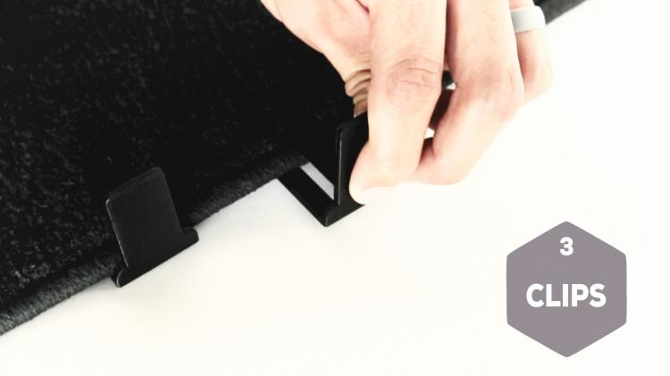 Carbage Can - Spill-proof garbage can for your car - Attaches to floor mat