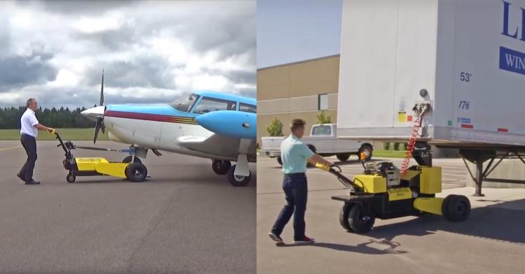 TrailerCaddy Plane Mover - Automatic semi-trailer mover
