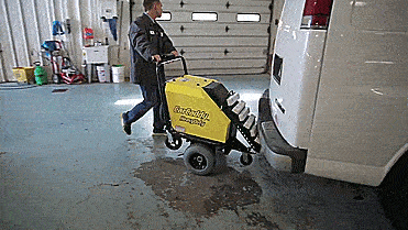 CarCaddy Electric Car Pusher - stalled car automatic car mover