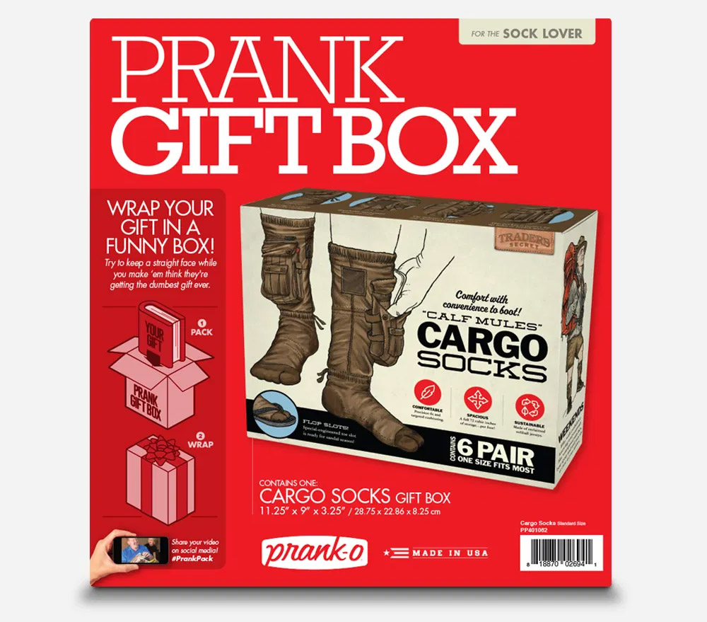 Cargo Socks - Socks with cargo pockets for storing your keys, snacks, or cash