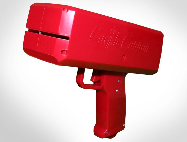 Cash Cannon Is a Cash Gun That Makes It Rain