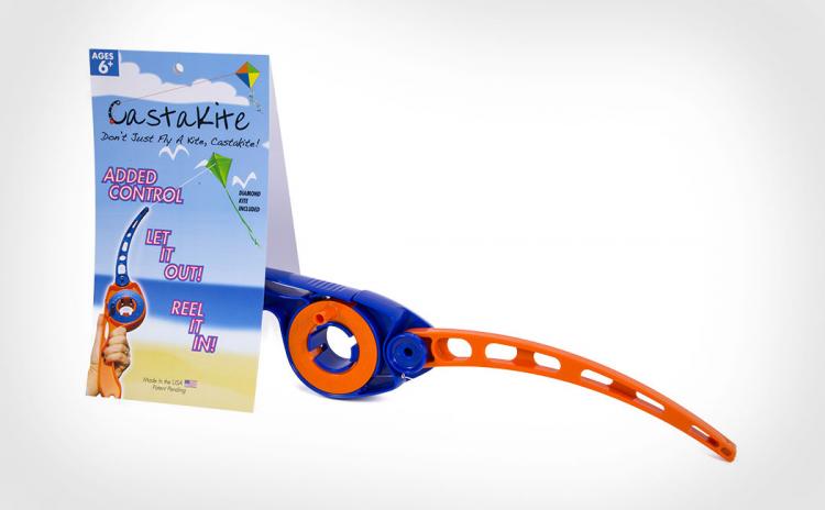 Castakite: Cast Your Kite Like a Fishing Pole