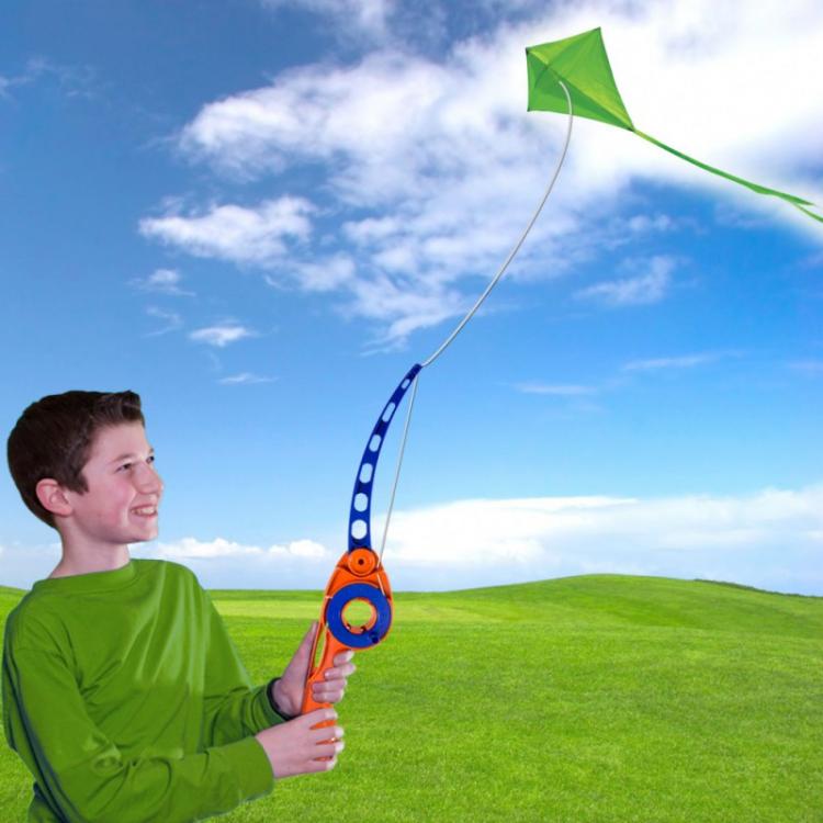 Castakite: Cast Your Kite Like a Fishing Pole