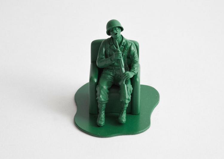 Realistic Little Green Army Men - Shotgun To Mouth Suicide
