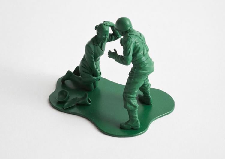 Realistic Little Green Army Men - Domestic Abuse