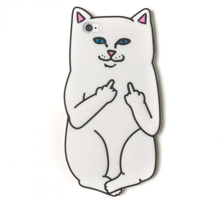 Lord Nermal iPhone Case - Cat Flicking You Off iPhone Case
