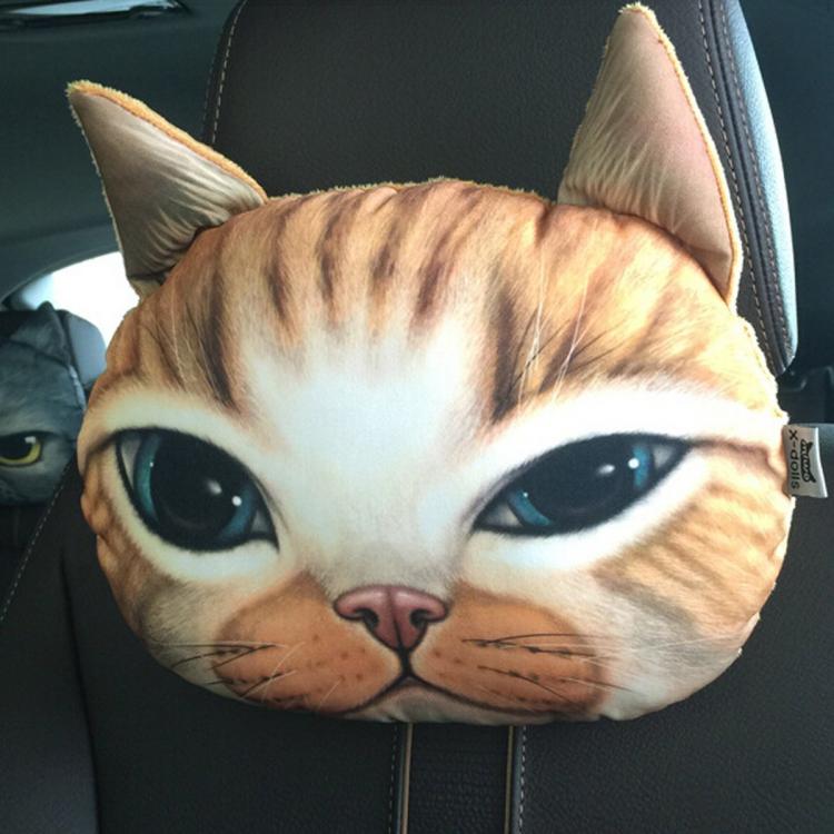 Cat Headrest Pillows For Your Car