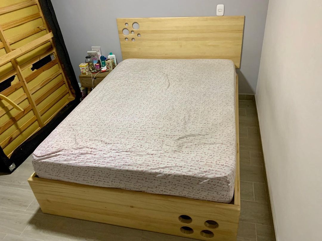 Cat Maze Bed Frame - Wooden cat labyrinth bed frame