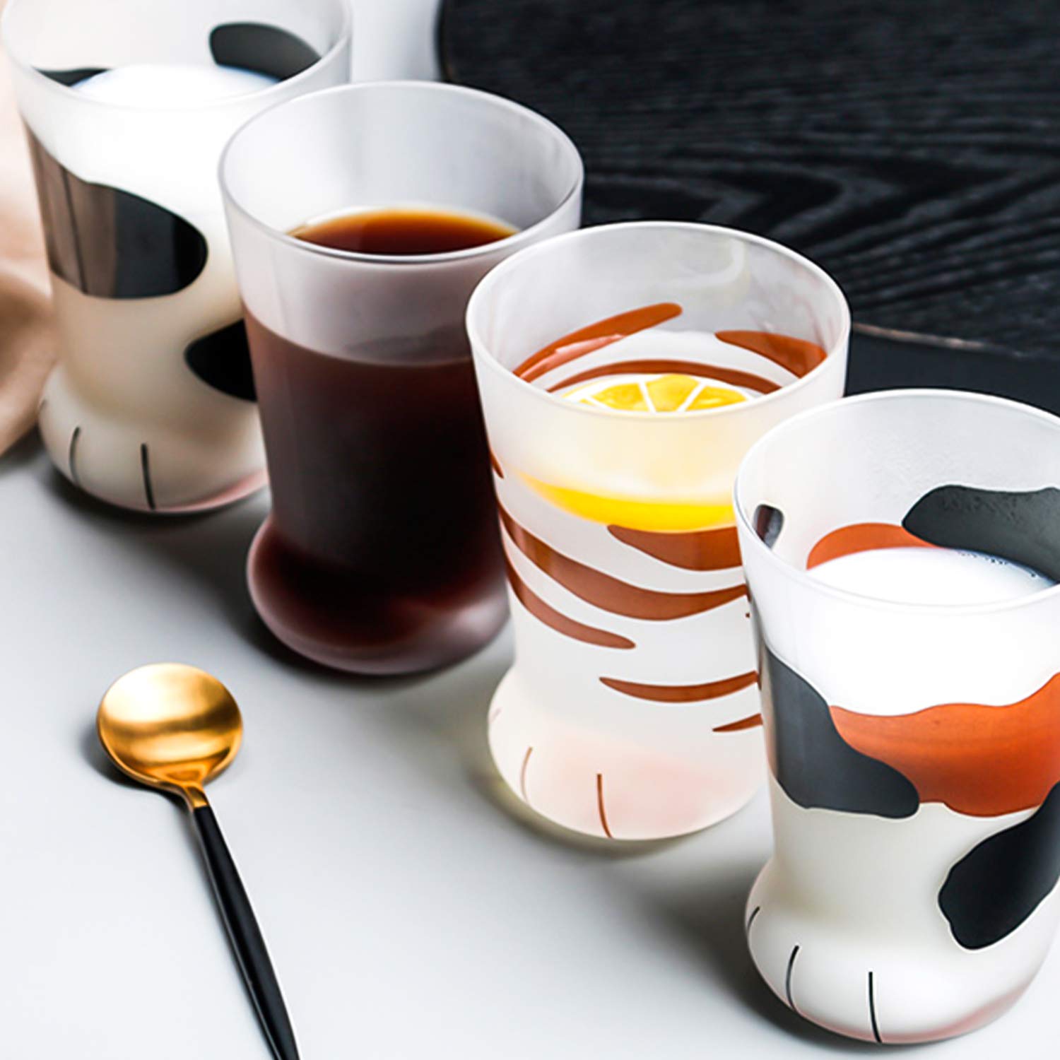 Cat Paw Cups - Cat paw drinking glasses
