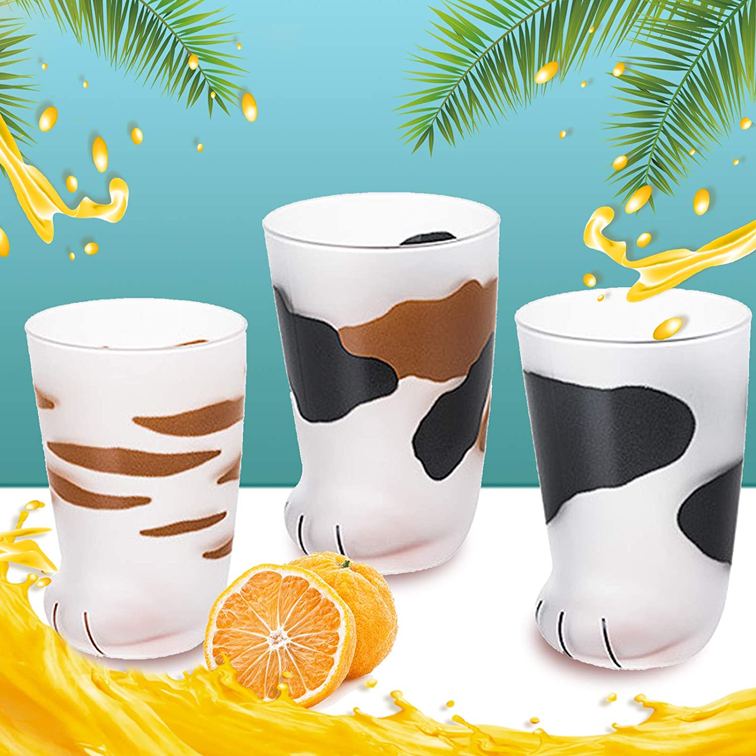 Cat Paw Cups - Cat paw drinking glasses
