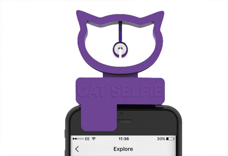 Cat Selfie Smart Phone Hanging Bell Attachment - Dinging bell cat selfie gadget
