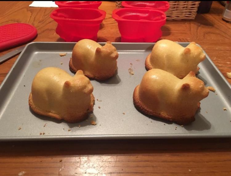 Cat Shaped Cupcake Molds