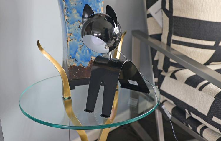 Cat Shaped Desk Lamp - Retro Design Adjustable Cat Light