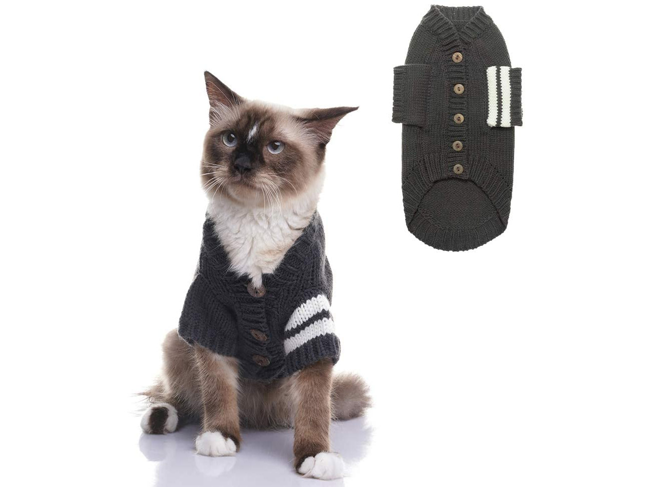Cat Cardigan Sweater - Sweater for cats