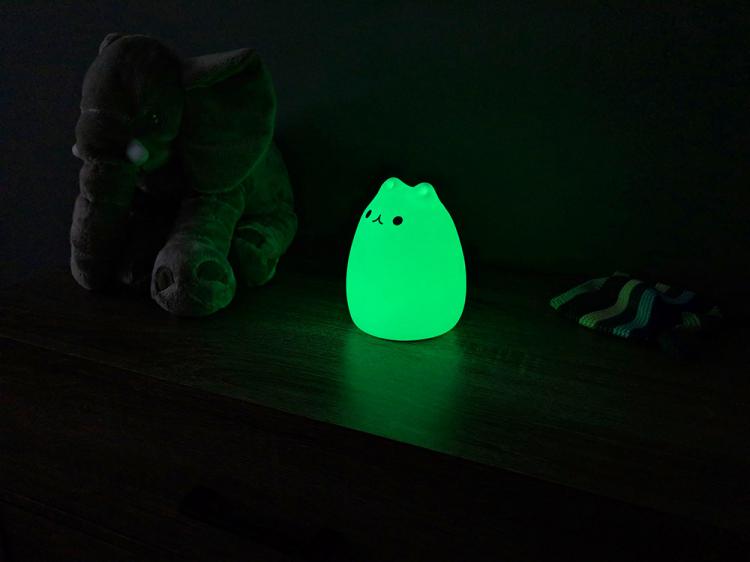 Cat Night-Light Tap The Kitty To Turn It On/Off - Cat Tap Lamp