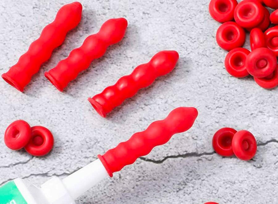 Caulk Tube Cap Condoms - Caulk Condoms