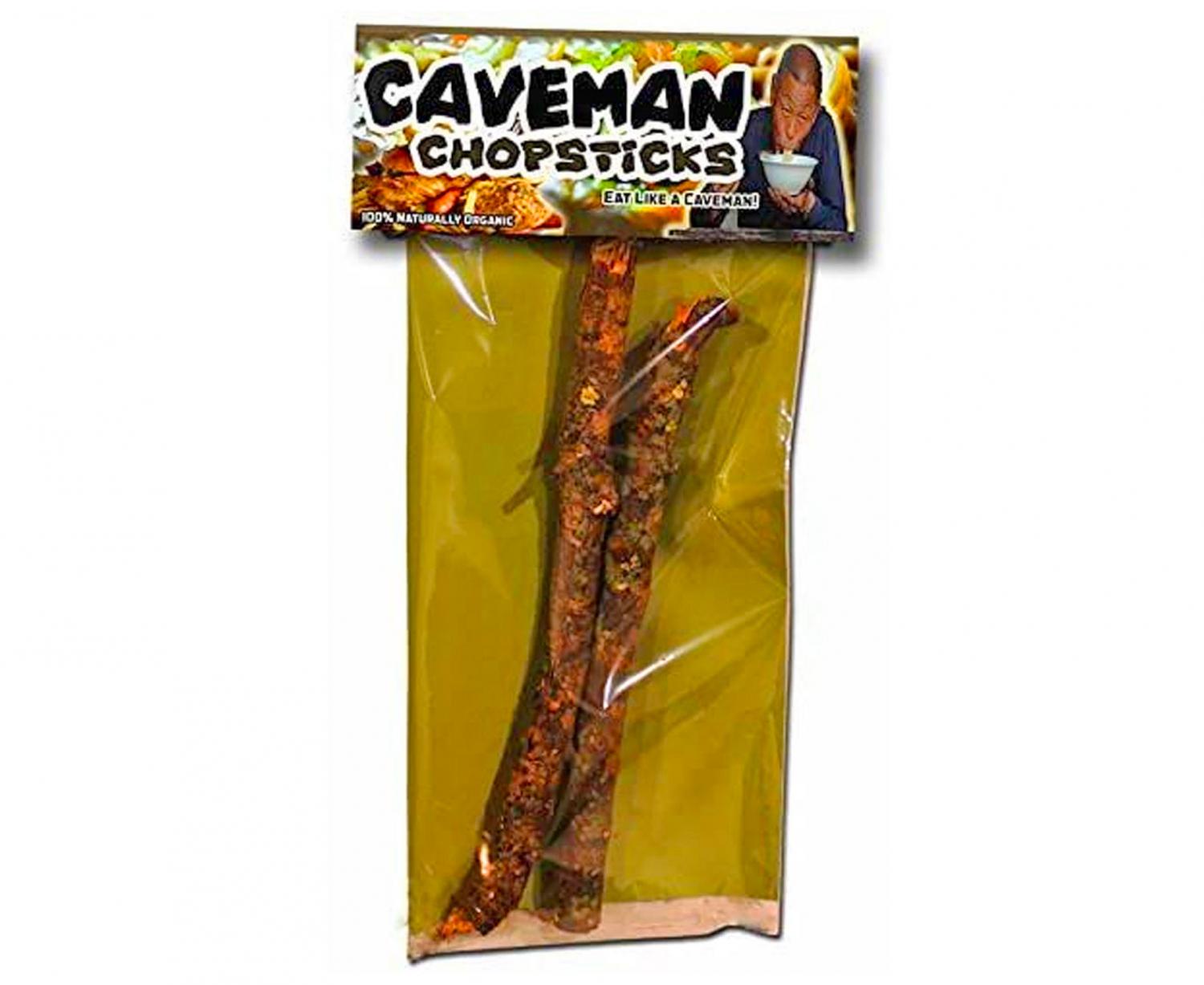Caveman Chopsticks Two Sticks For Chopsticks