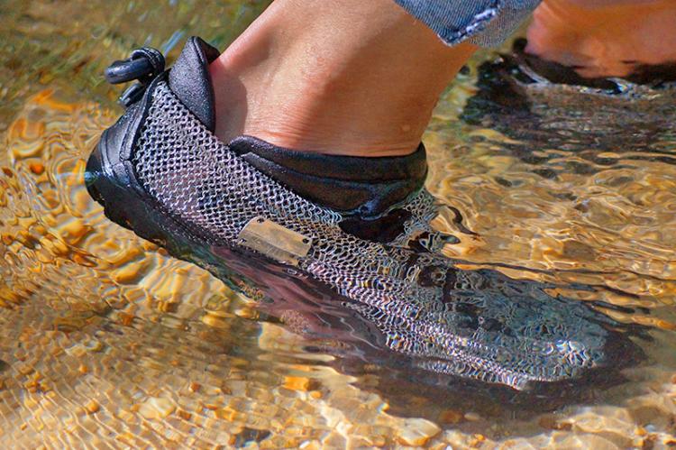 Chainmail Shoes - Chain link shoes - Paleos Metal barefoot hiking shoes 