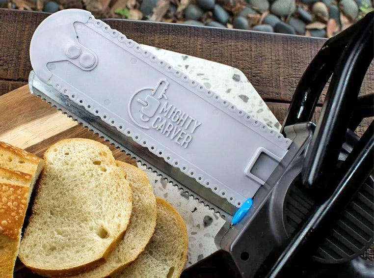 Chainsaw Turkey Carving Knife - Mighty Carver Power Tool Chainsaw Turkey Cutter
