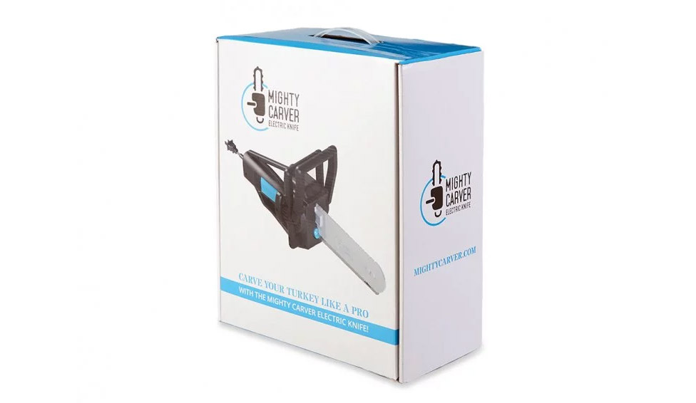 Chainsaw Turkey Carving Knife - Mighty Carver Power Tool Chainsaw Turkey Cutter
