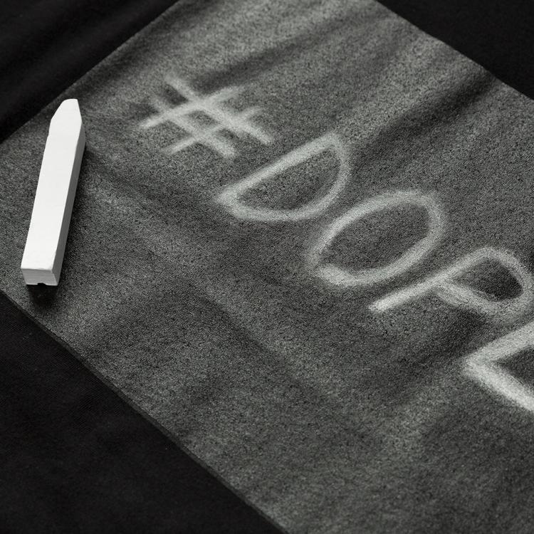 Challky Chalkboard T-Shirt - Draw or write on your t-shirt with chalk