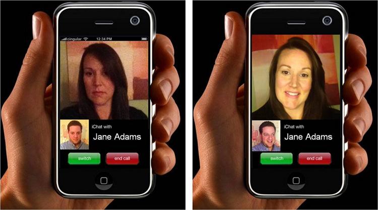 ChatLight Selfie Light - Light clip attaches to any smart phone, tablet, or computer for brighter video chatting