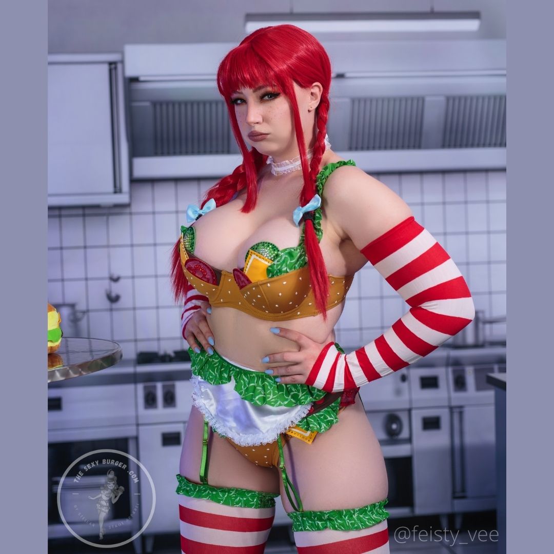 Sexy Cheeseburger Lingerie Set