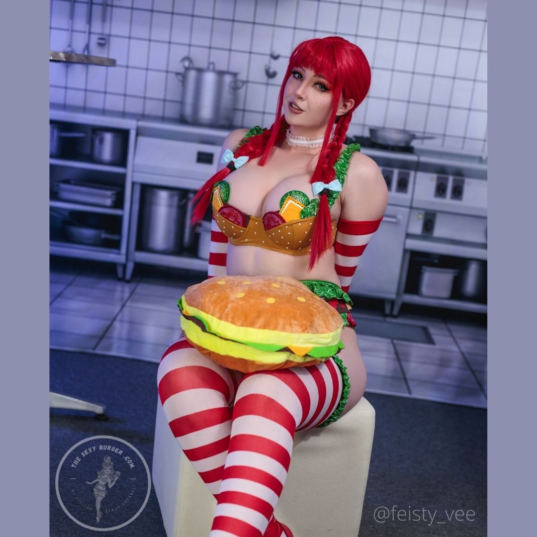 Sexy Cheeseburger Lingerie Set