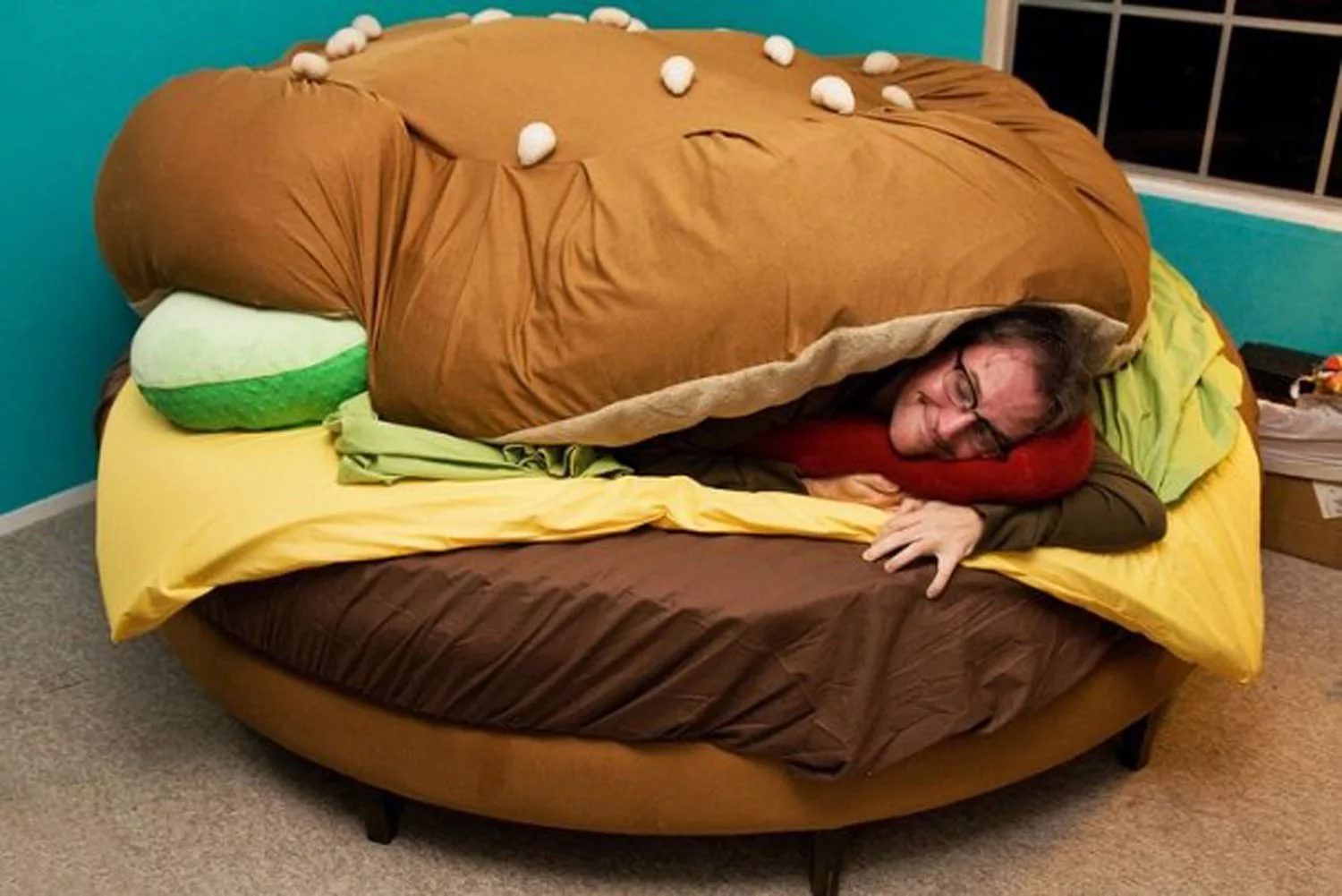 Cheeseburger Bed