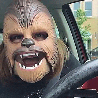 Sound Making Chewbacca Mask