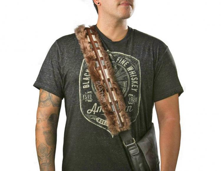 Chewbacca Bandolier Seat Belt Cover - Star Wars Chewbacca Fur Purse/Bag Shoulder Strap Cover