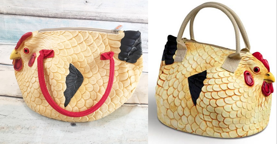 Rubber Chicken Bag - Chicken shaped purse