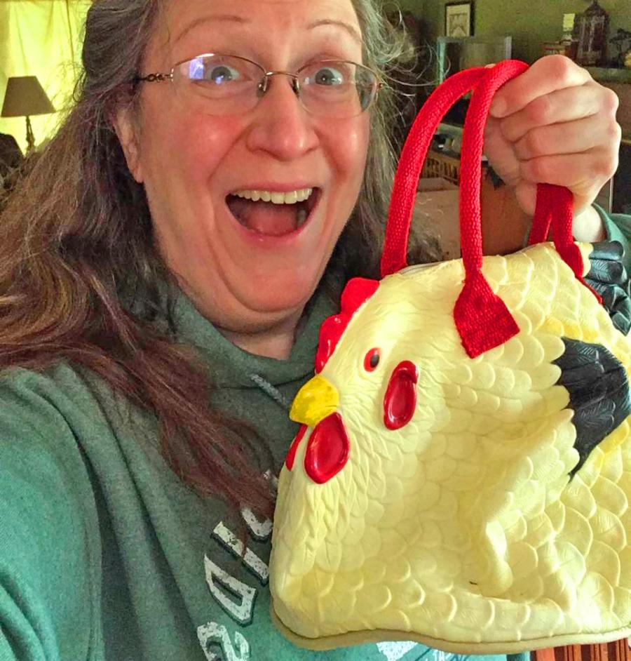Rubber Chicken Bag - Chicken shaped purse