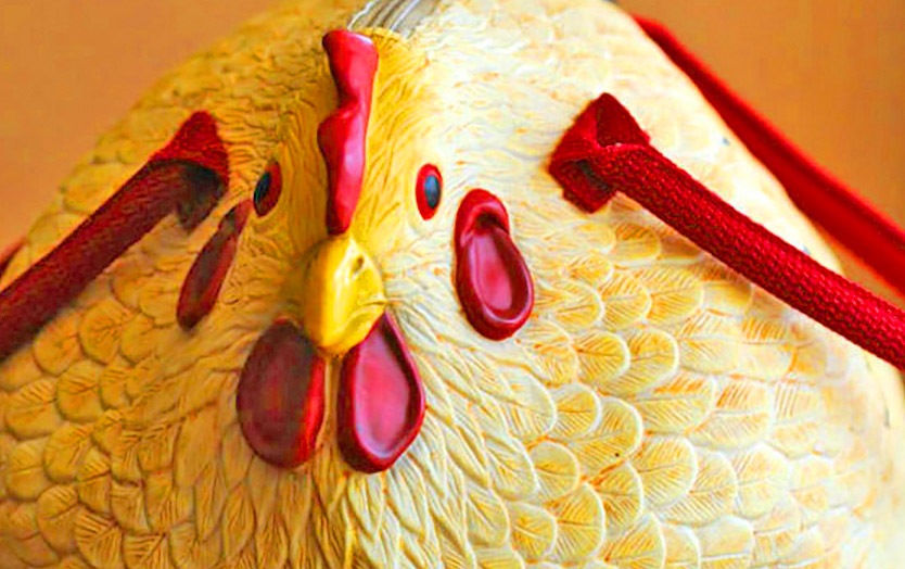 Rubber Chicken Bag - Chicken shaped purse