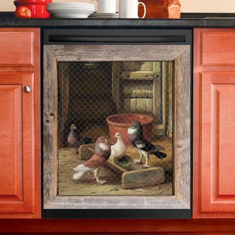 Chicken Coop Dishwasher Cover - Funny Chicken Dishwasher cover