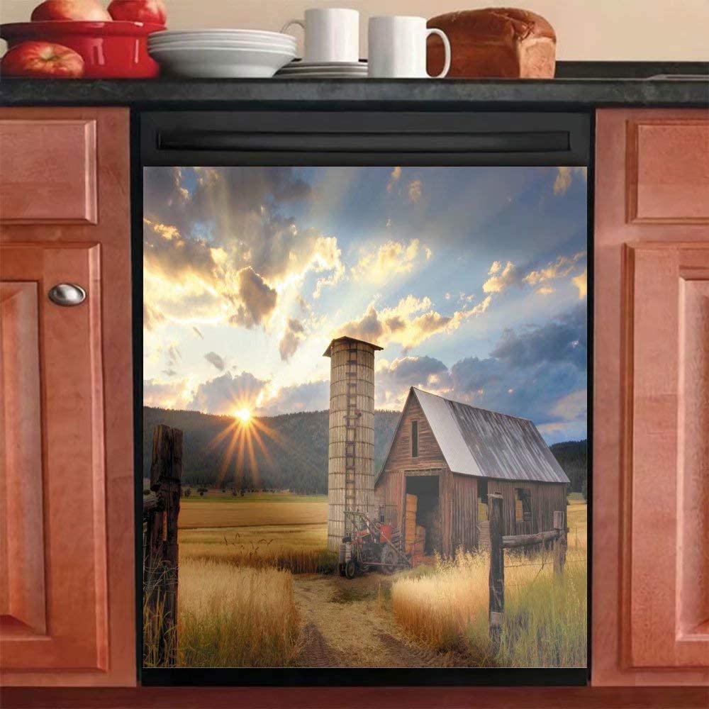 Chicken Coop Dishwasher Cover - Funny Chicken Dishwasher cover