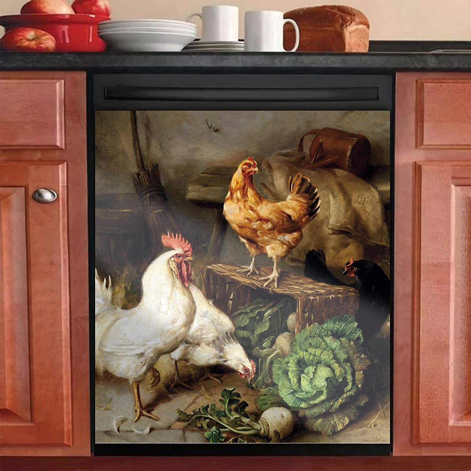 Chicken Coop Dishwasher Cover - Funny Chicken Dishwasher cover