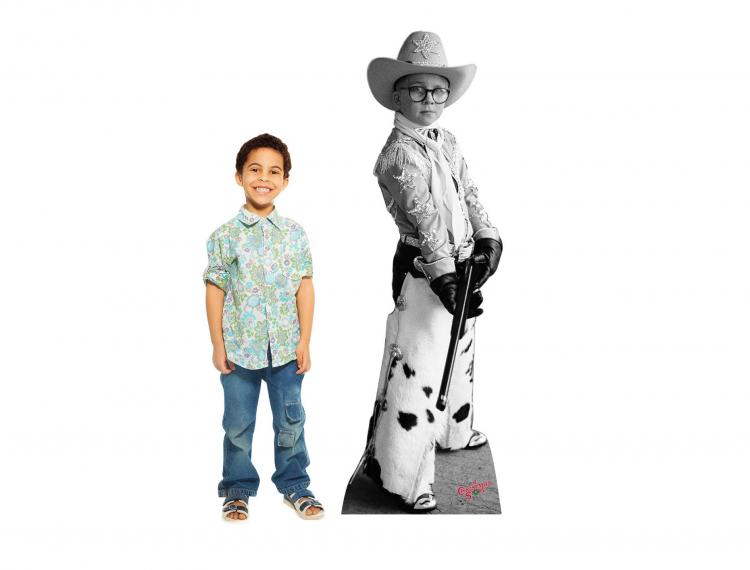 Christmas Character Life-size Cardboard Cutouts - Ralphie Rifle A Christmas Story Cardboard Cut Out