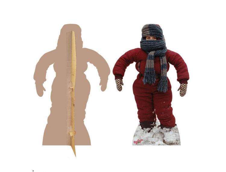 Christmas Character Life-size Cardboard Cutouts - Randy Snow Suit A Christmas Story Cardboard Cut Out