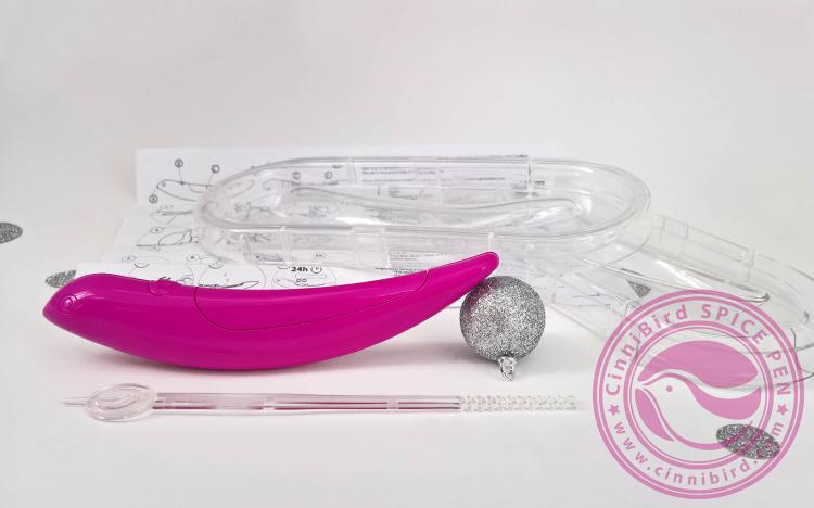 Cinnibird Coffee Design Spice Pen - Coffee spice pen lets you draw/design your own barista drinks