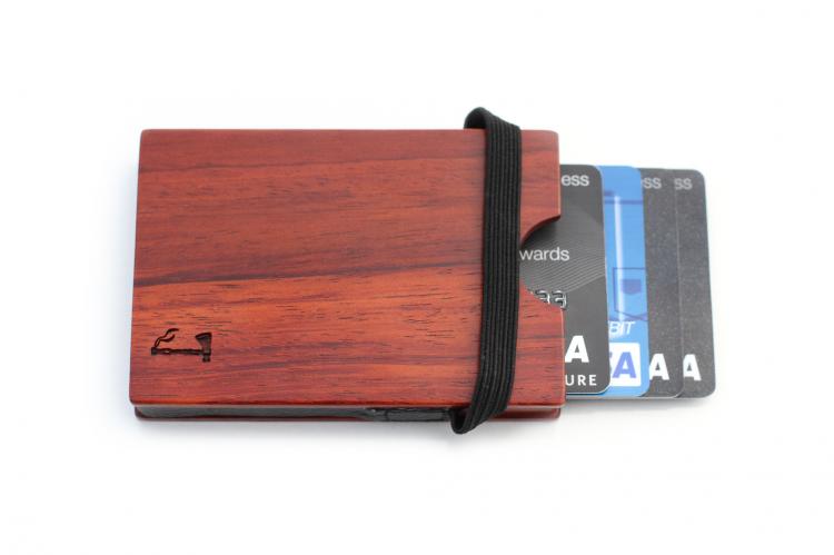 Slim Timber Wooden Wallet - Rosewood