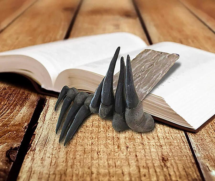 Devil Claws Bookmark - Scary demon fingers bookmark