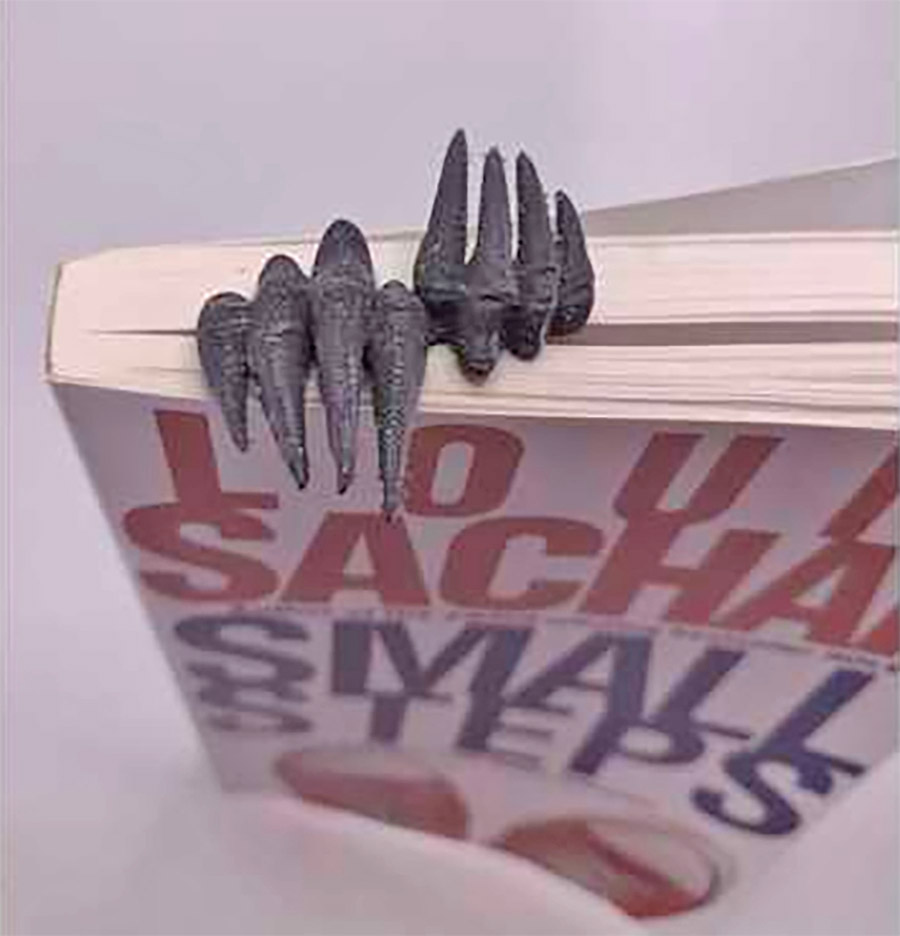 Devil Claws Bookmark - Scary demon fingers bookmark