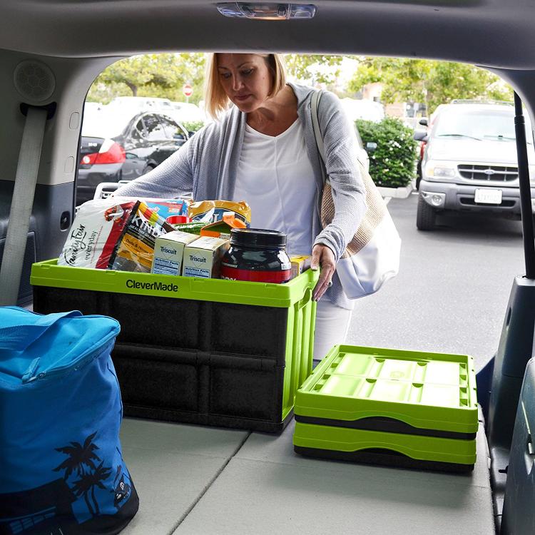 CleverCrates: Collapsible Storage Bins That Fold Flat For Easy Storage
