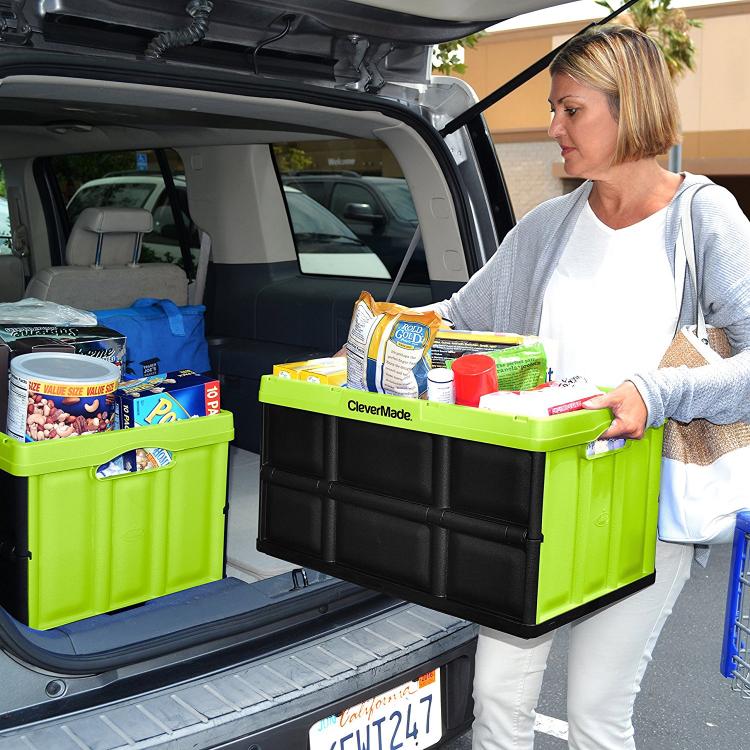 CleverCrates: Collapsible Storage Bins That Fold Flat For Easy Storage