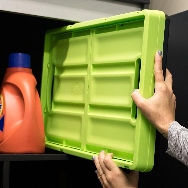 CleverCrates: Collapsible Storage Bins That Fold Flat For Easy Storage