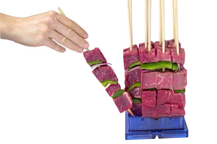 Clever Kebab Maker - Easy Kebab Maker - Makes 16 Kebabs at a time