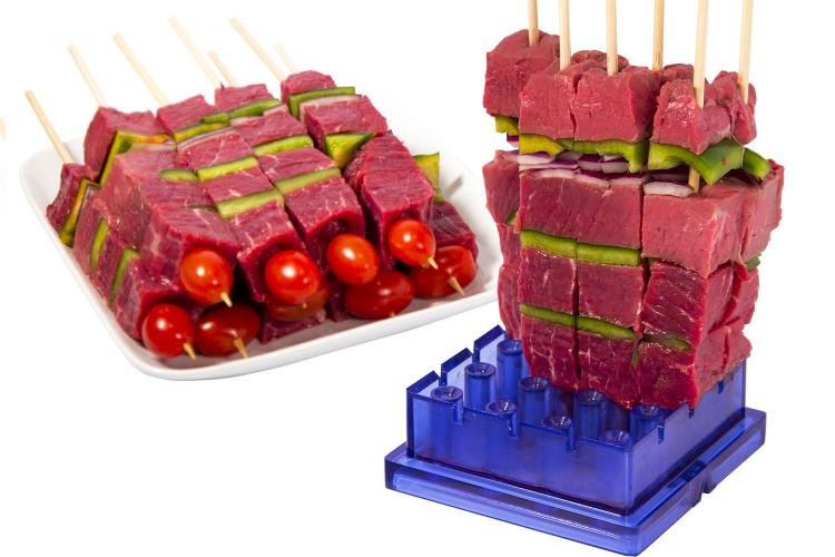 Clever Kebab Maker - Easy Kebab Maker - Makes 16 Kebabs at a time
