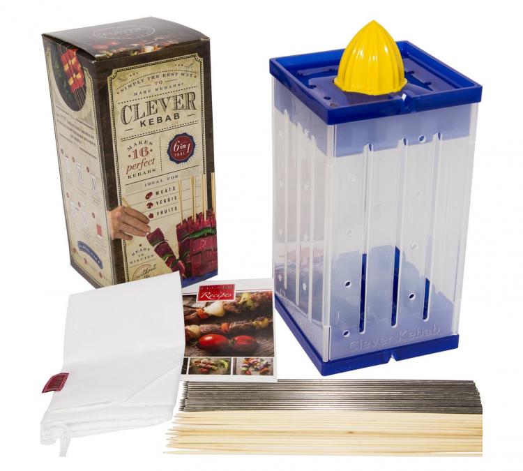 Clever Kebab Maker - Easy Kebab Maker - Makes 16 Kebabs at a time