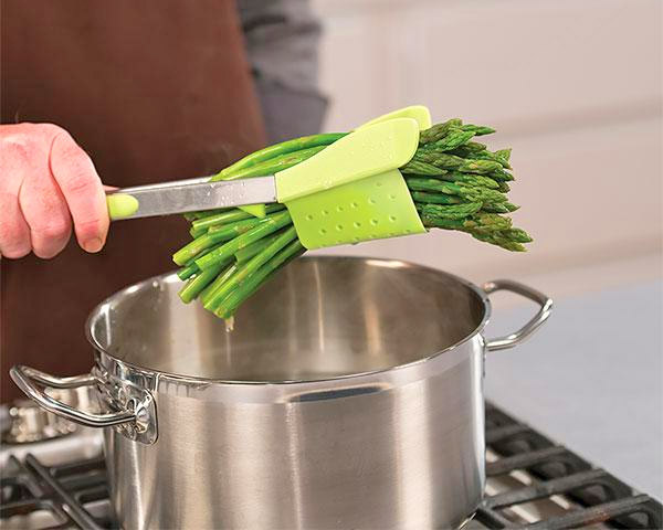 Clever Tongs: Tongs and Spatula Combo - Best kitchen cooking tool
